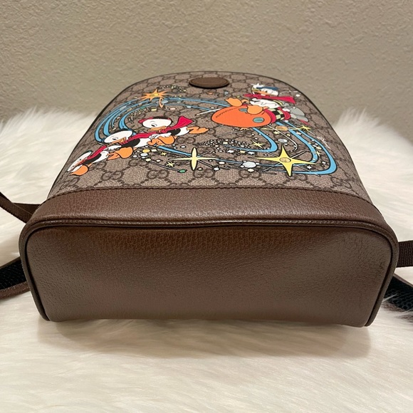 NEW Gucci X Disney Donald Duck Small Backpack - Picture 5 of 13